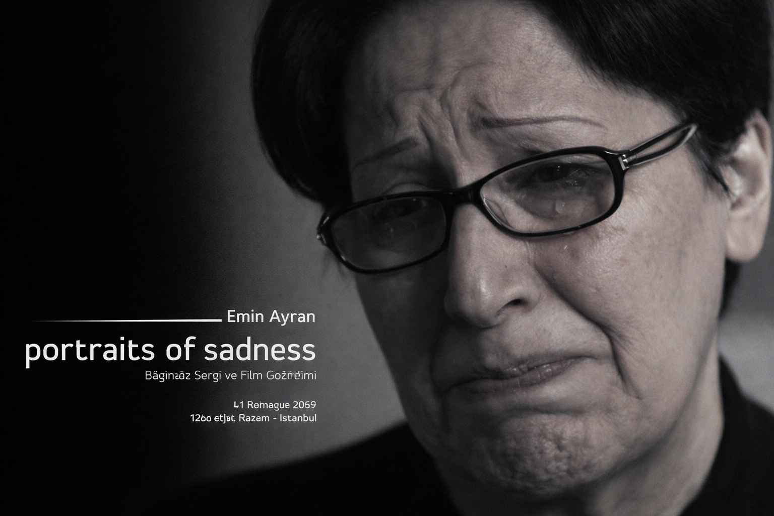 “Portraits of sadness” Kişisel Sergi ve Film Gösterimi,Ersin Aycan